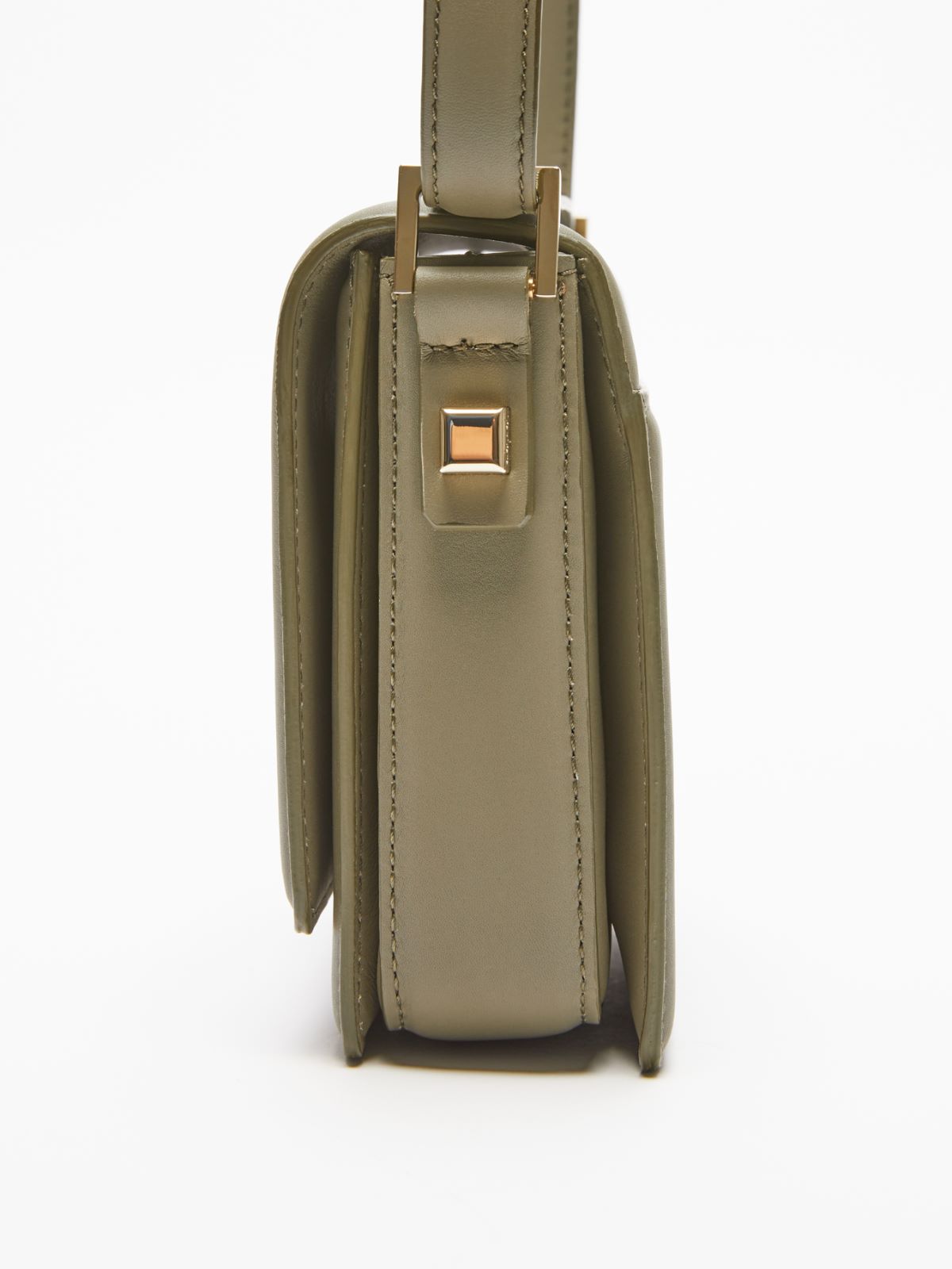 Borsa in pelle - GRIGIO VERDE SCURO - Max Mara - 4