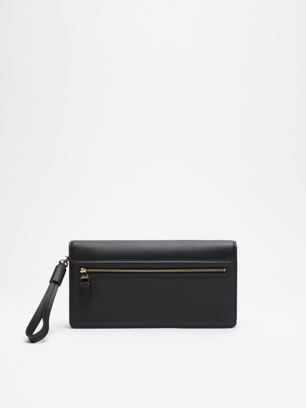 Leather clutch bag - BLACK - Max Mara - 3