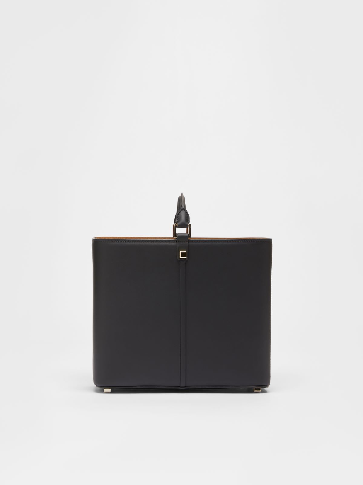 Shopping bag in pelle - NERO - Max Mara - 3