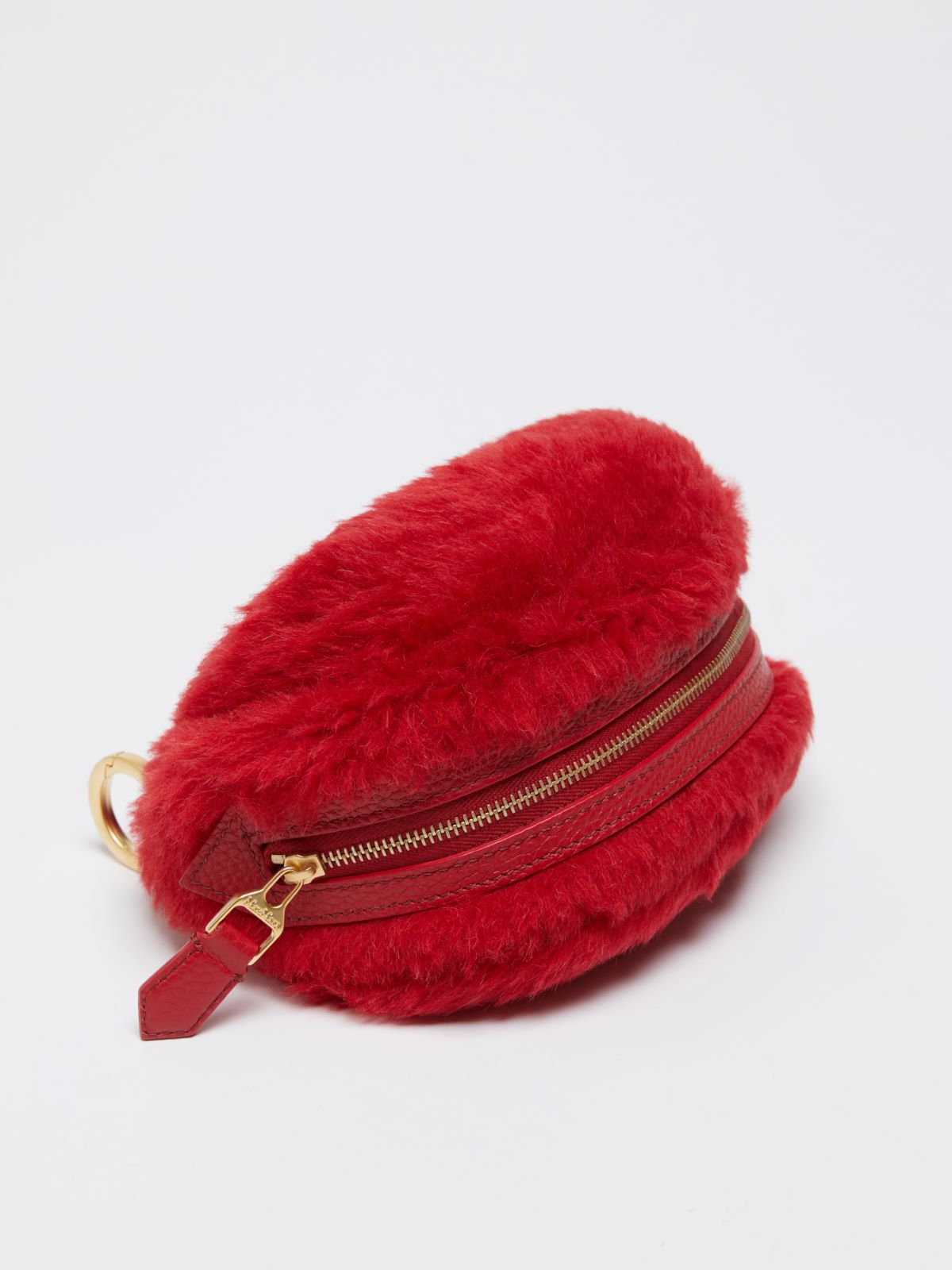 Teddy fabric clutch bag - RED - Max Mara - 2