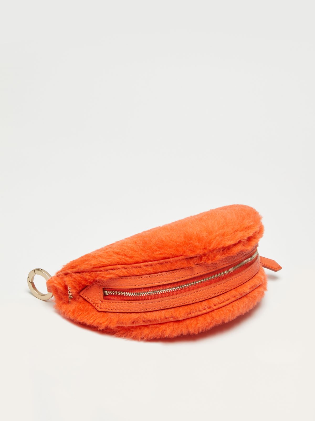 Teddy fabric clutch bag - ORANGE - Max Mara - 2