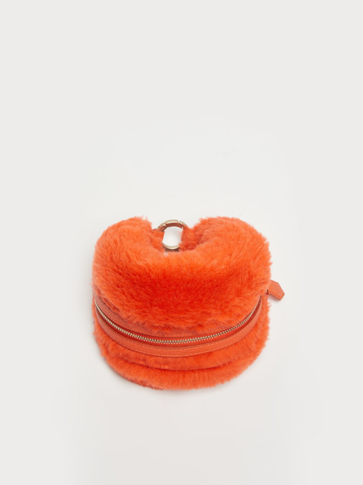 Teddy fabric clutch bag - ORANGE - Max Mara