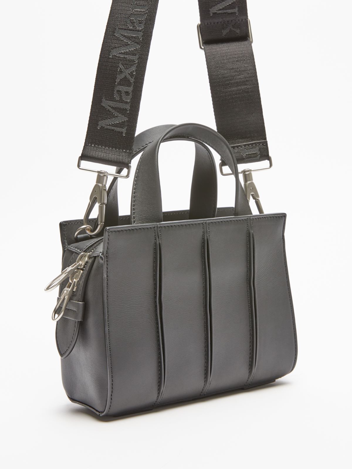 Soft leather Whitney Bag - BLACK - Max Mara - 5