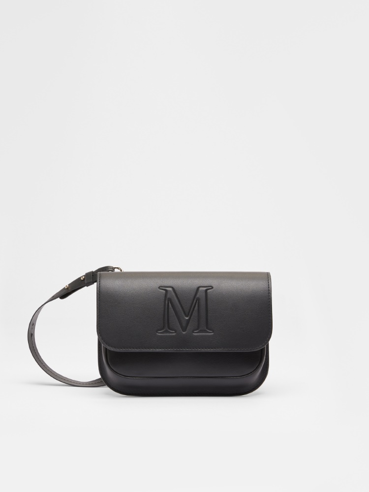 Leather handbag - BLACK - Max Mara