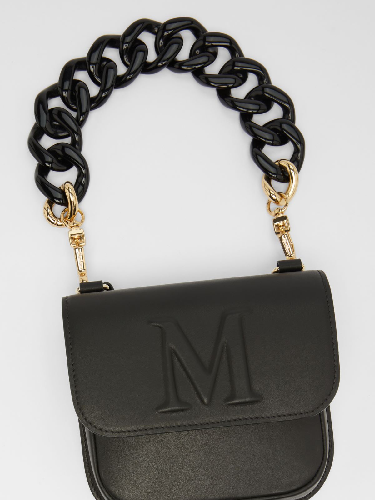 Leather MYM bag - BLACK - Max Mara - 5