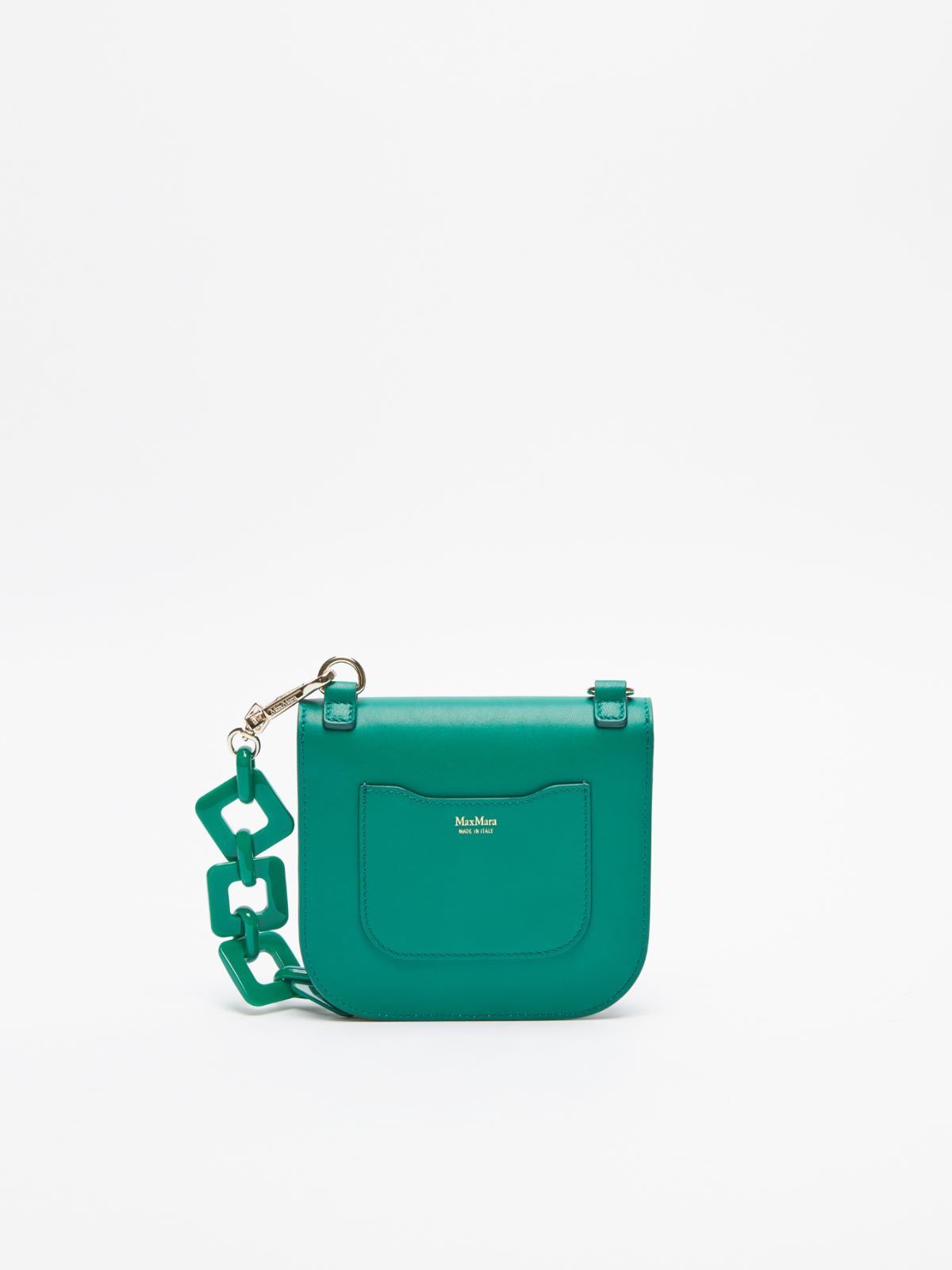 Leather MYM bag - GREEN - Max Mara - 3