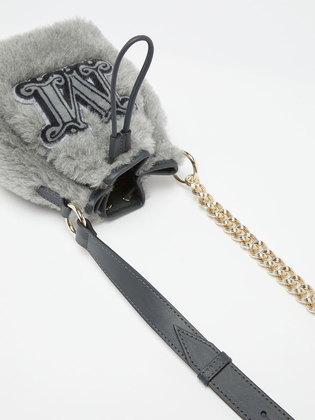 Secchiello in tessuto Teddy - GRIGIO MEDIO - Max Mara - 5