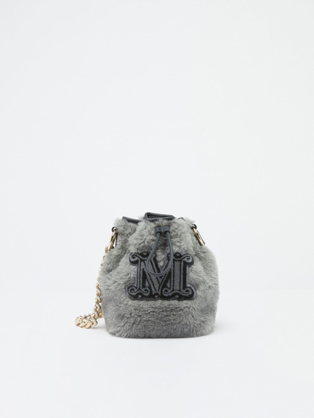 Secchiello in tessuto Teddy - GRIGIO MEDIO - Max Mara