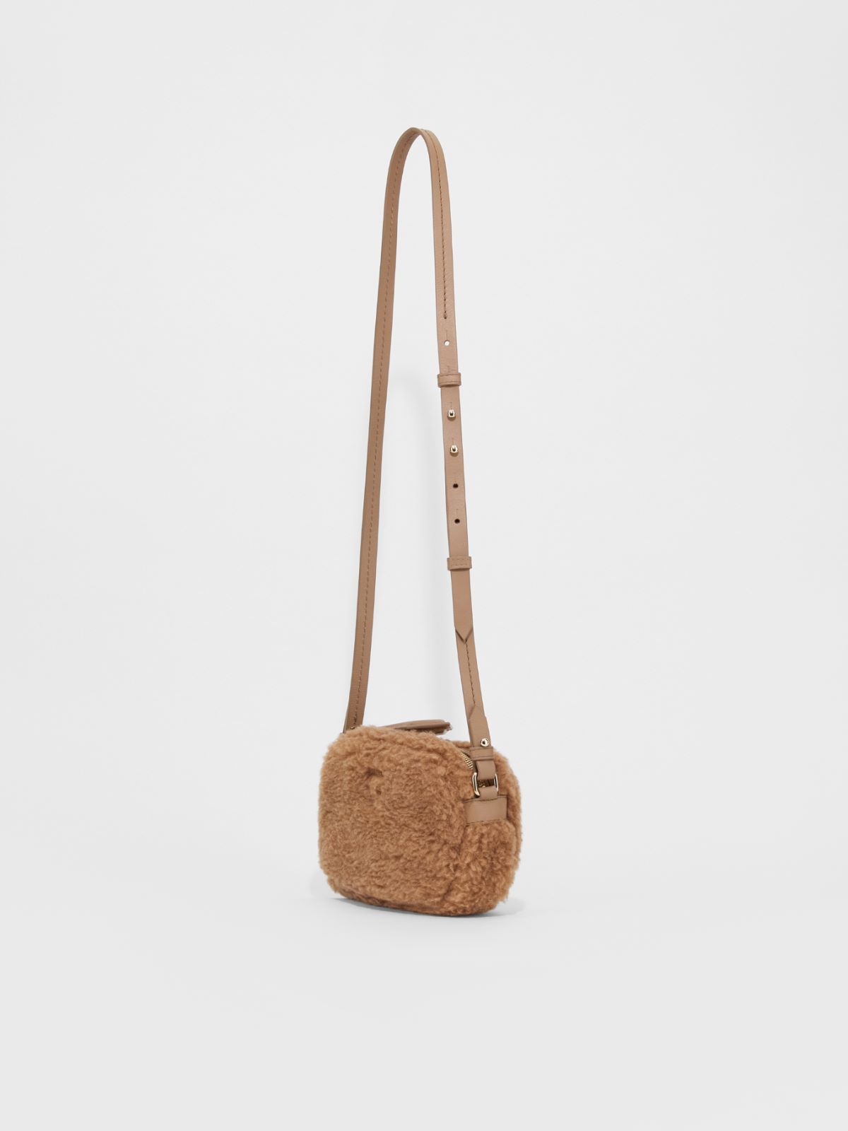 Crossbody bag in Teddy fabric - CAMEL - Max Mara - 2