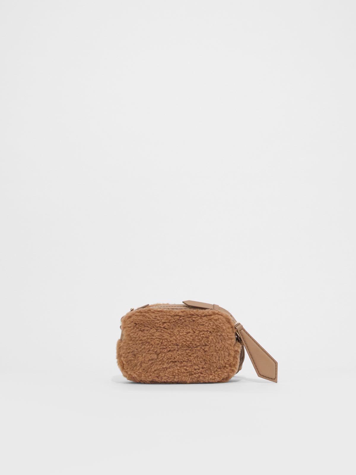 Crossbody bag in Teddy fabric - CAMEL - Max Mara - 3