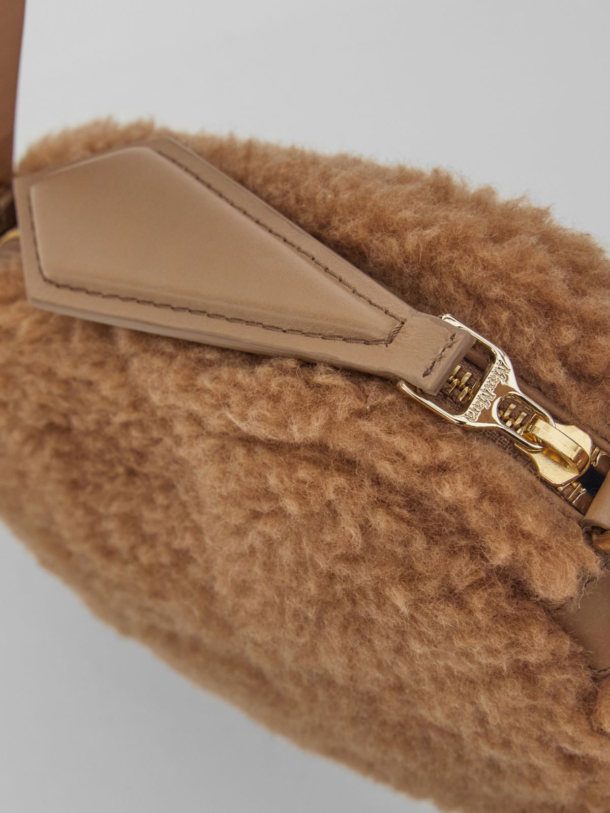 Crossbody bag in Teddy fabric - CAMEL - Max Mara - 4