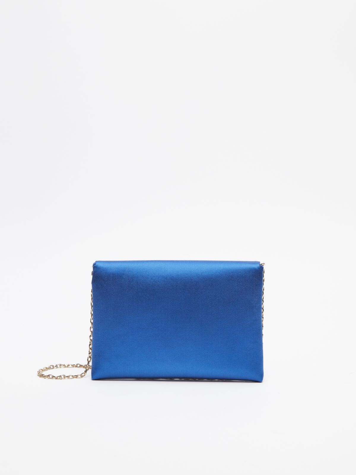 Pochette en satin de viscose et soie - BLEUET - Max Mara - 3