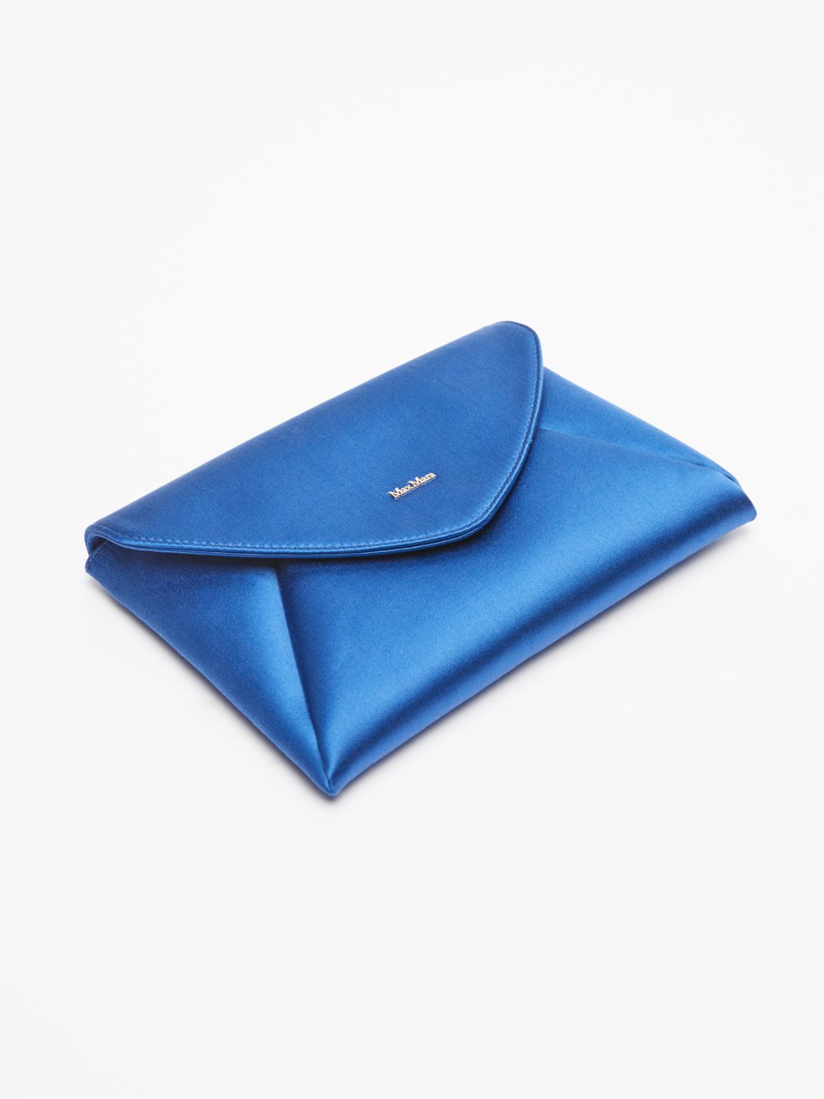 Pochette en satin de viscose et soie - BLEUET - Max Mara - 4