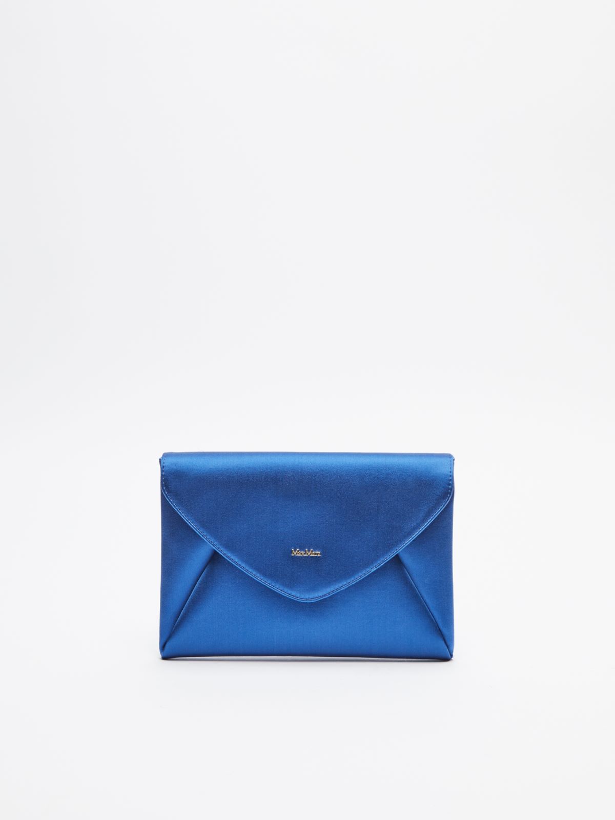 Pochette en satin de viscose et soie - BLEUET - Max Mara