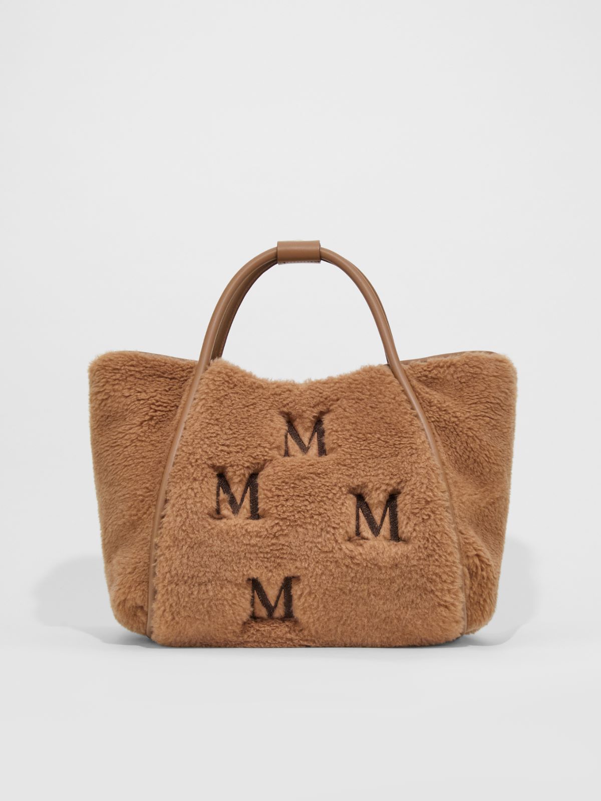 Teddy fabric bag - CAMEL - Max Mara - 3