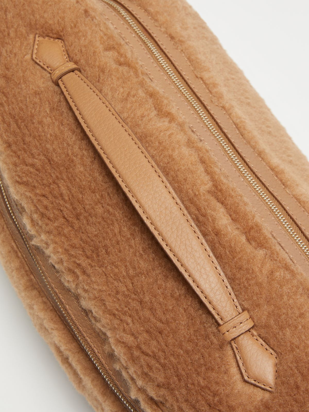 Teddy fabric backpack - CAMEL - Max Mara - 5