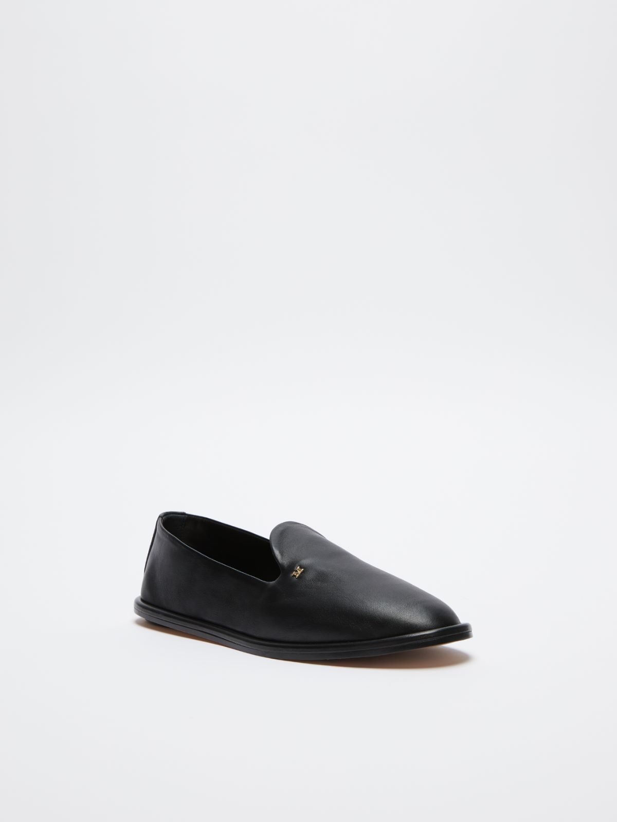 Nappa leather slippers - BLACK - Max Mara - 2