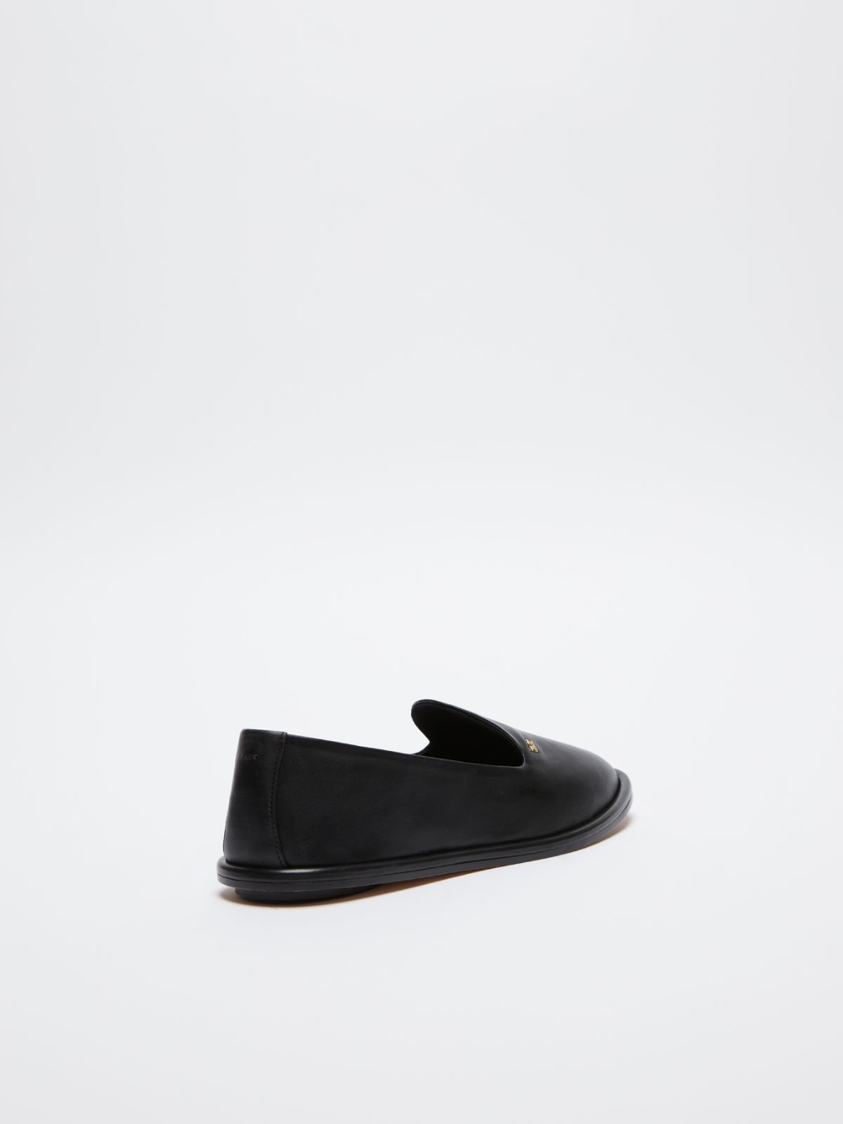 Nappa leather slippers - BLACK - Max Mara - 3
