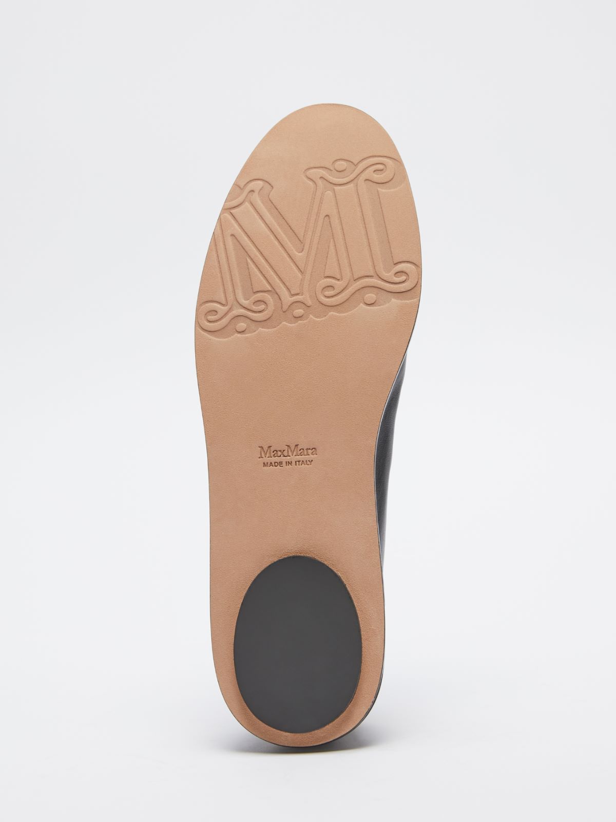 Nappa leather slippers - BLACK - Max Mara - 4