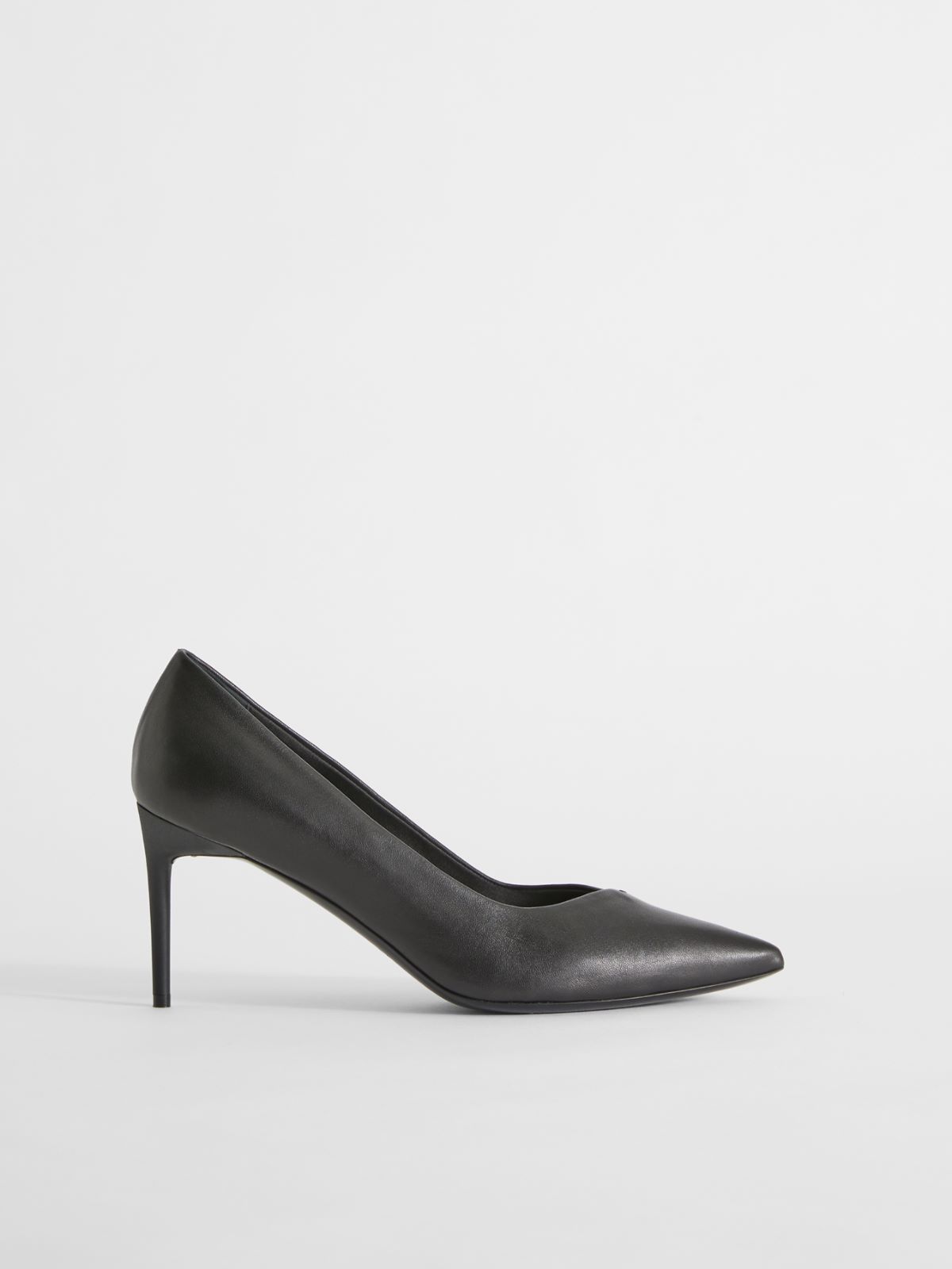 Nappa leather court shoes - BLACK - Max Mara