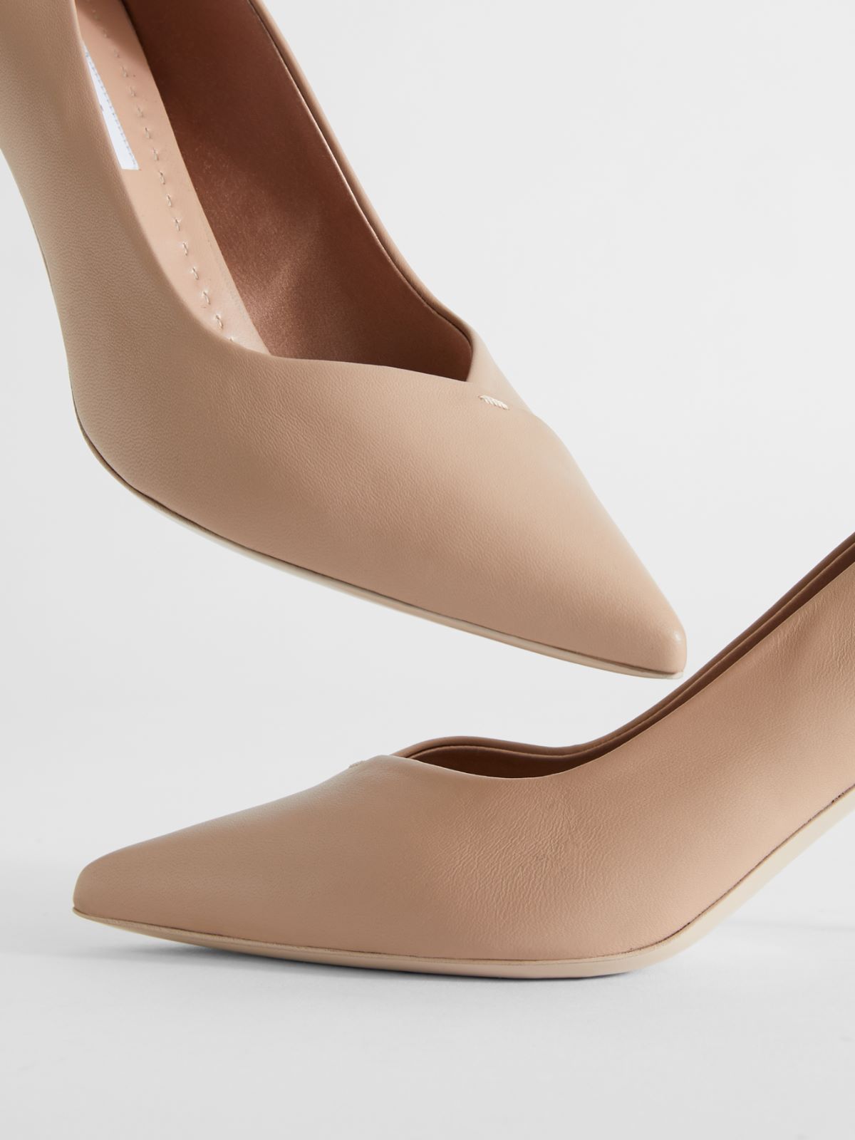 Nappa leather court shoes - POWDER - Max Mara - 4