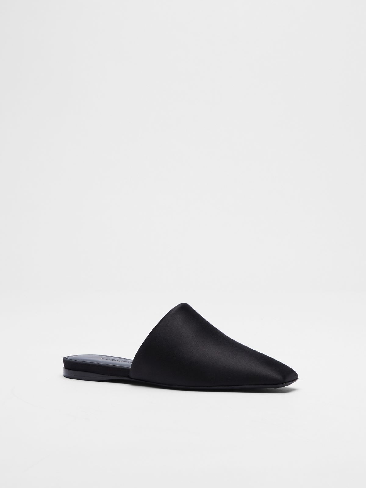 Satin slippers - BLACK - Max Mara - 2