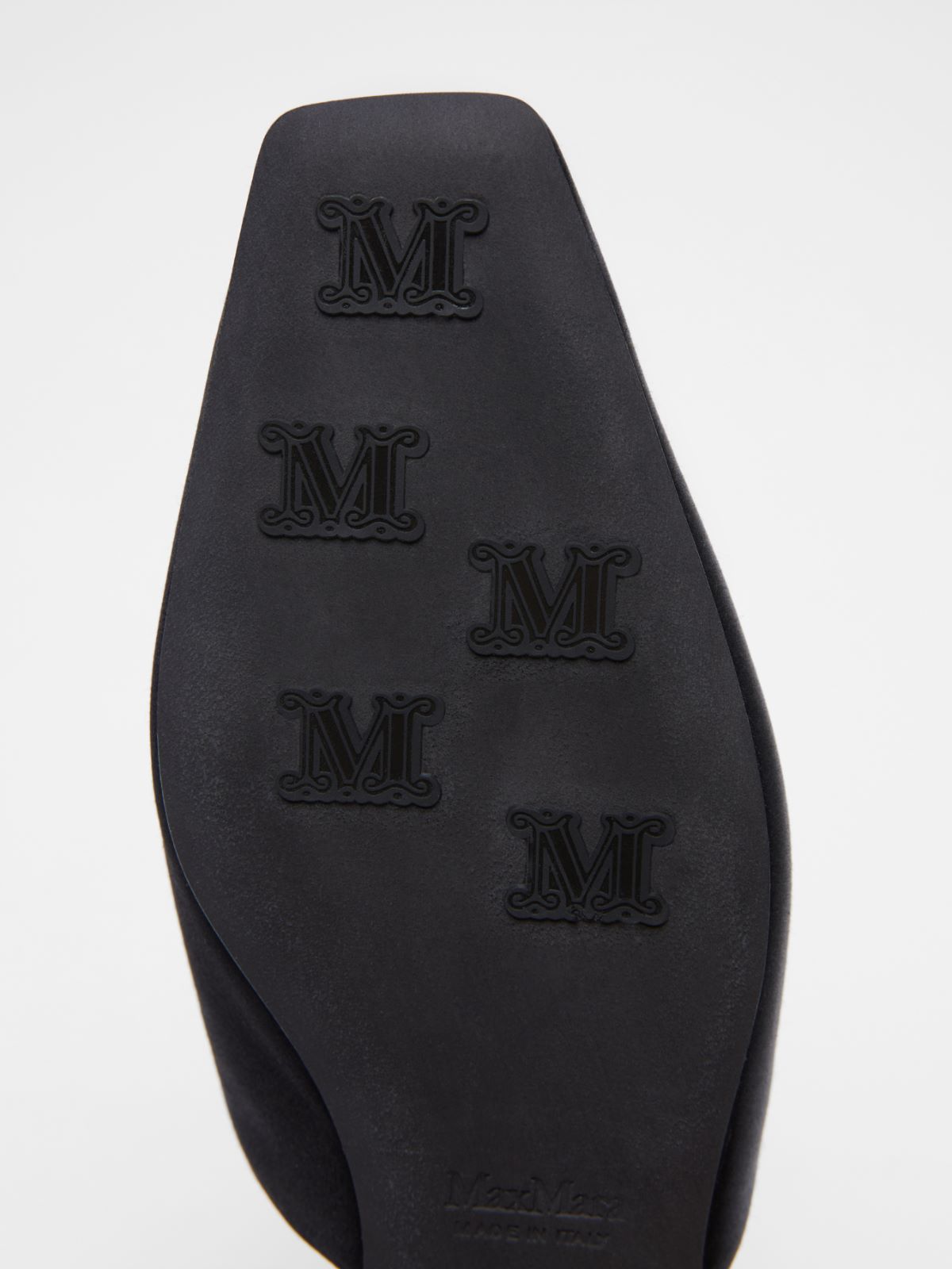 Satin slippers - BLACK - Max Mara - 5