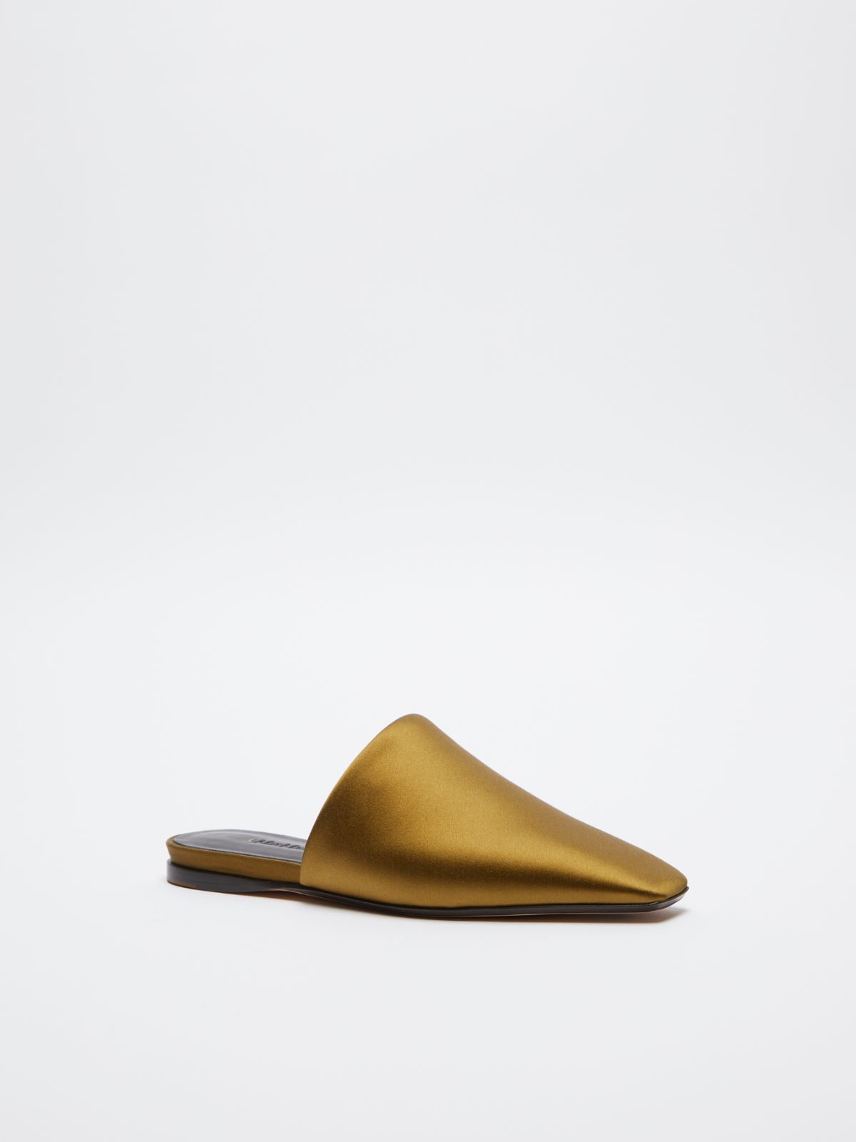 Satin slippers - MUSTARD - Max Mara - 2