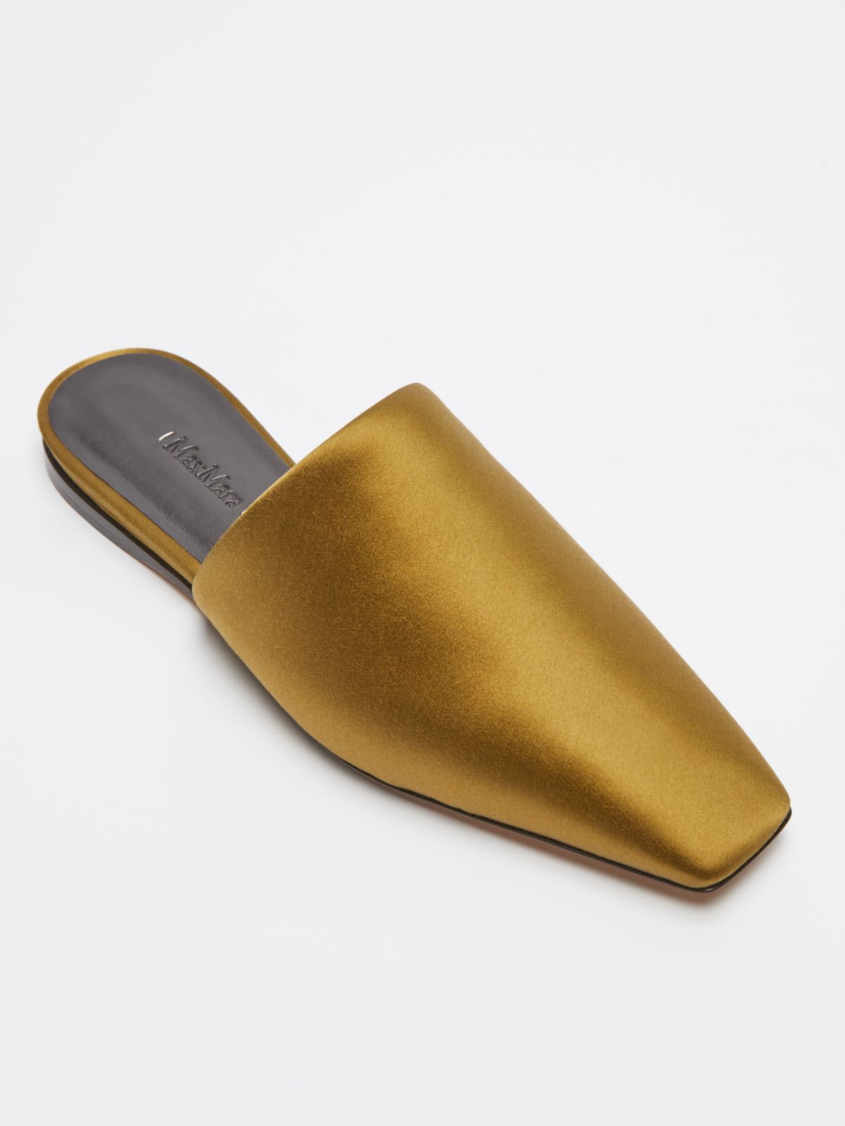 Satin slippers - MUSTARD - Max Mara - 5