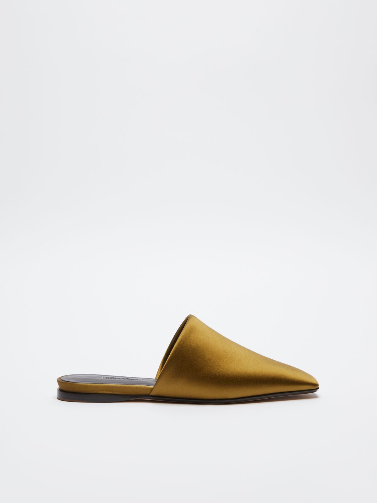 Satin slippers - MUSTARD - Max Mara