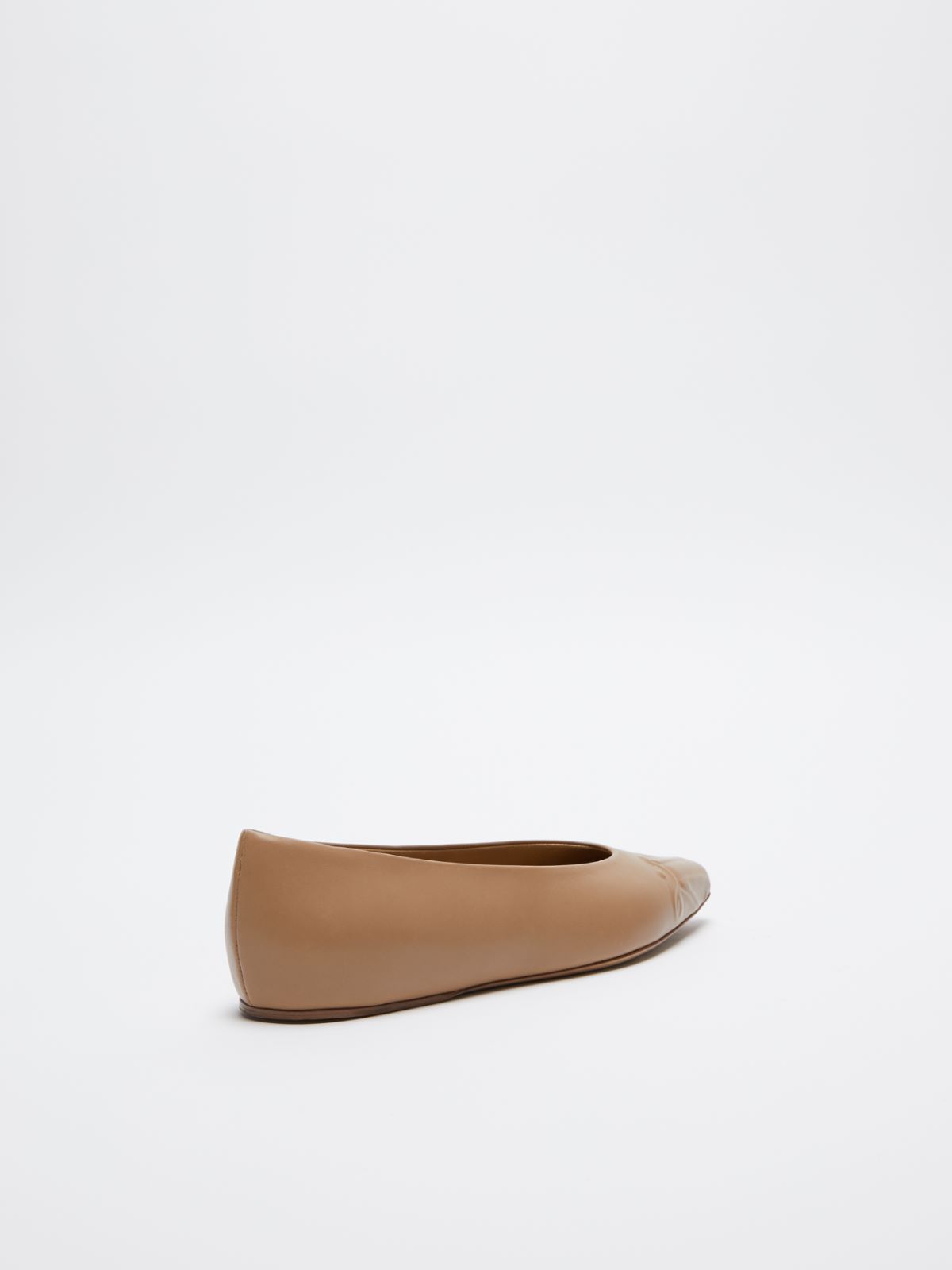 Leather ballet flats - CAMEL - Max Mara - 3