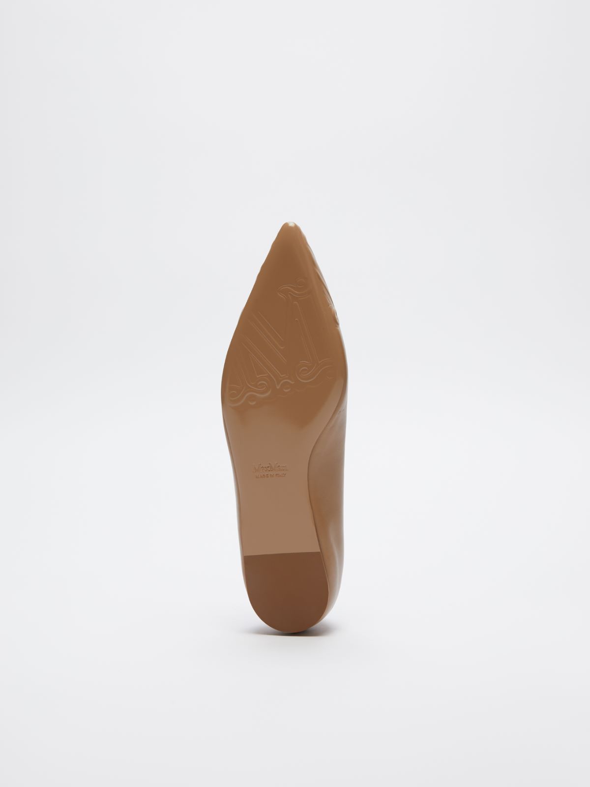 Leather ballet flats - CAMEL - Max Mara - 4