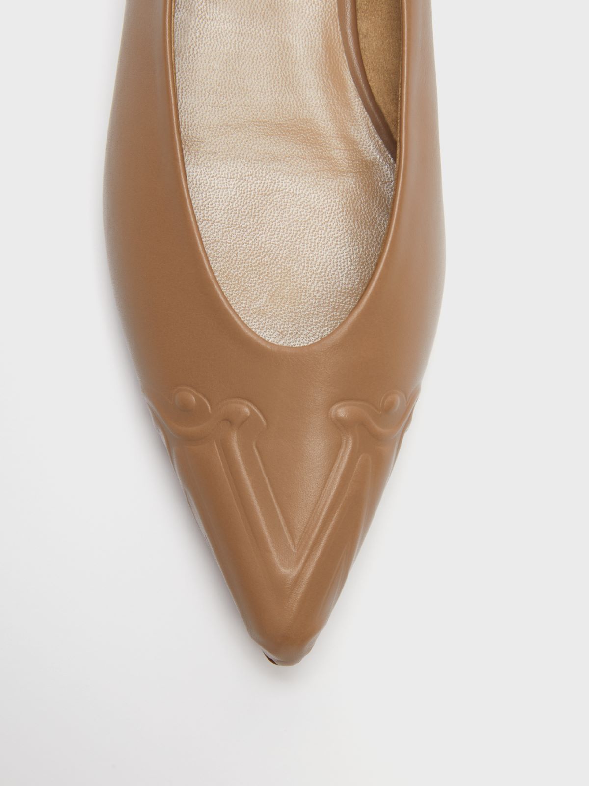 Leather ballet flats - CAMEL - Max Mara - 5