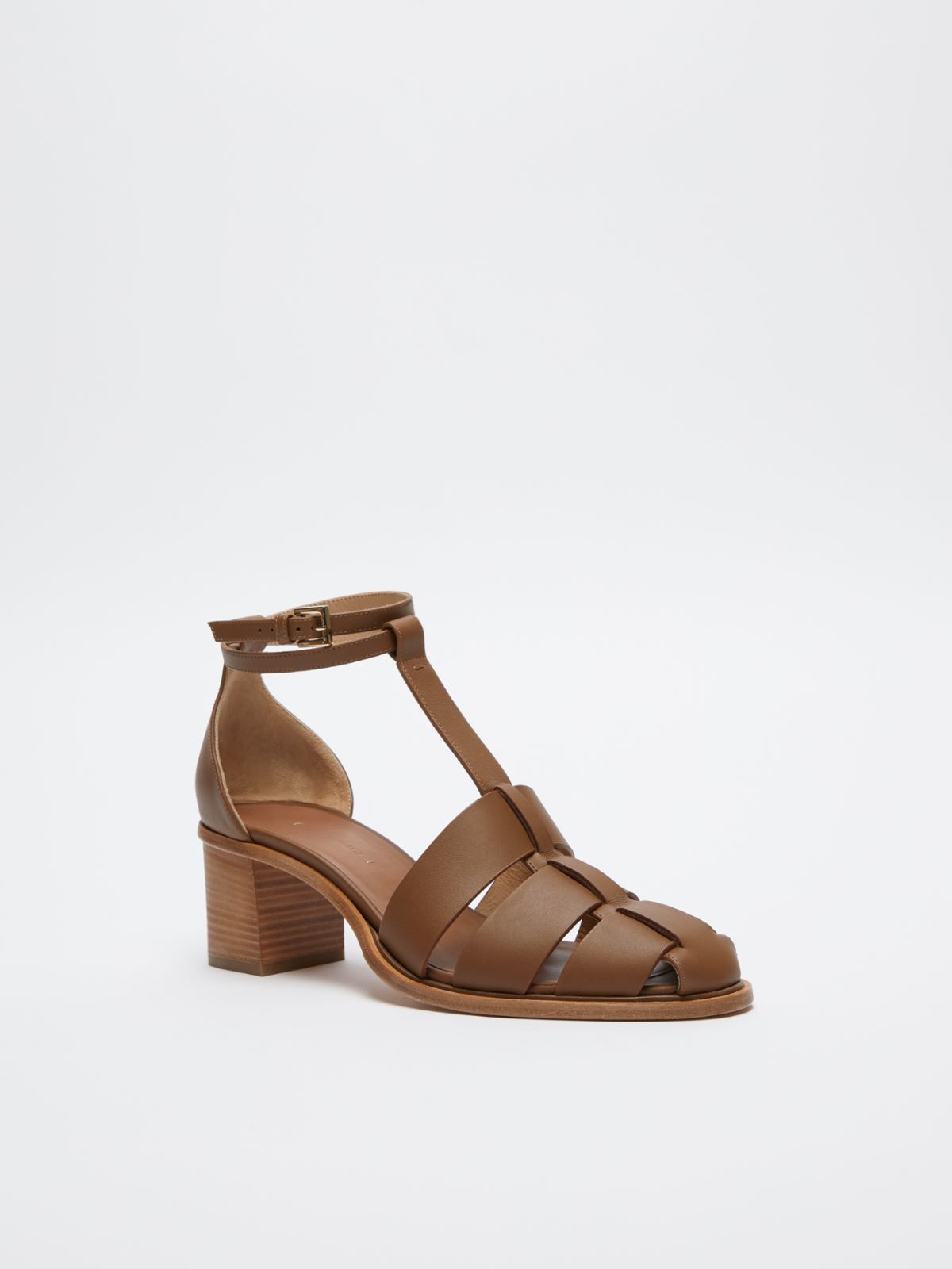 Leather sandals - BROWN - Max Mara - 2