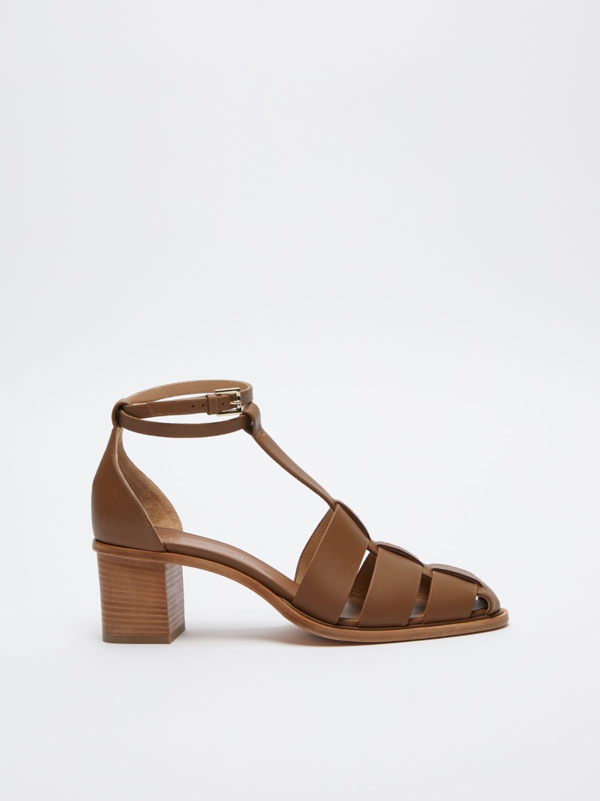 Leather sandals - BROWN - Max Mara