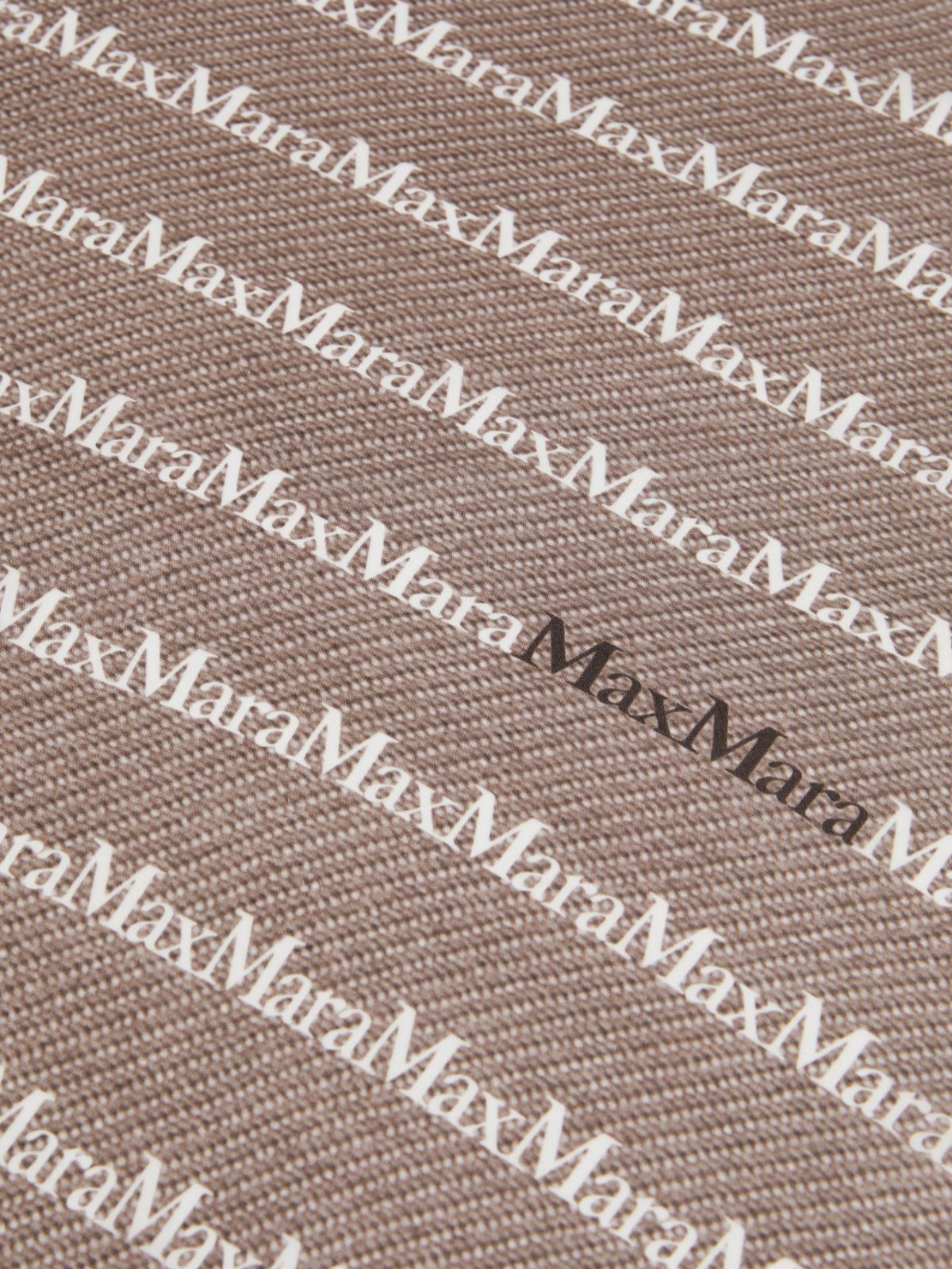 Printed silk stole - NATURAL - Max Mara - 2