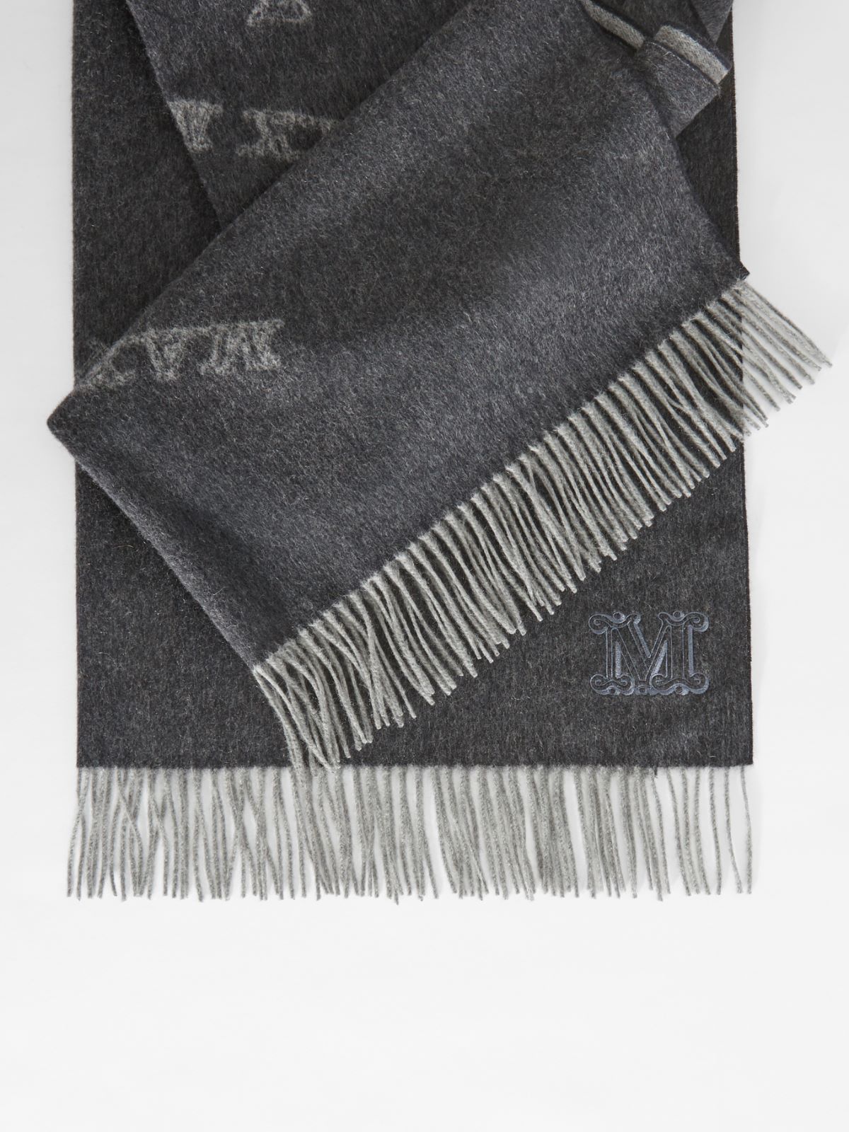 Cashmere stole - DARK GREY - Max Mara - 3