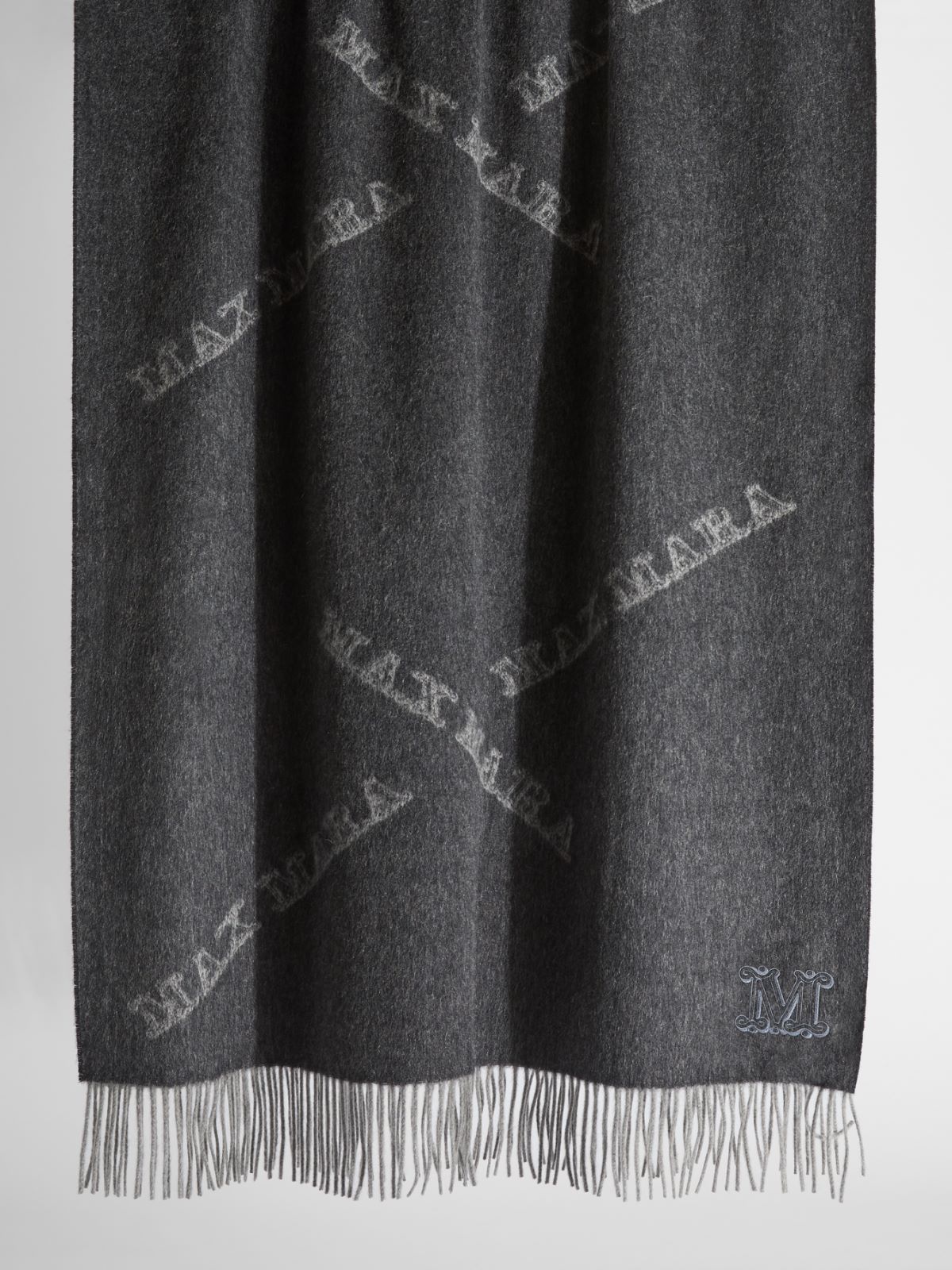 Cashmere stole - DARK GREY - Max Mara