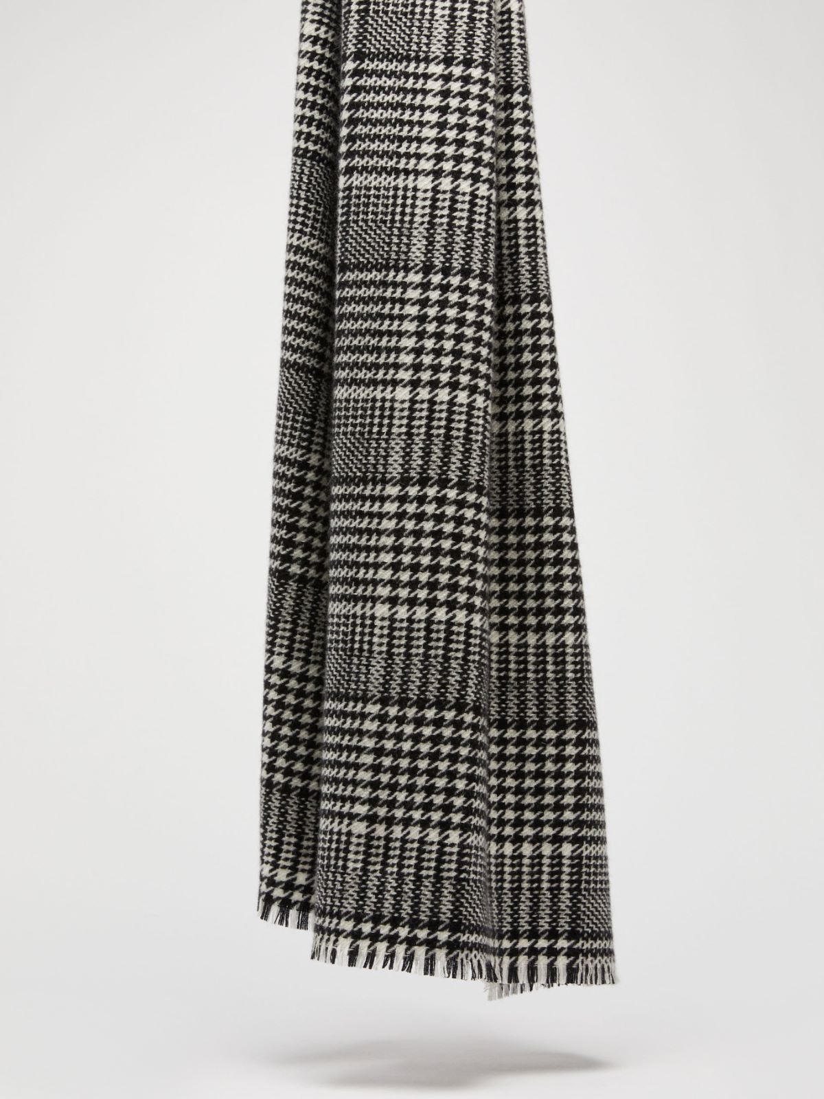 Cashmere stole - WHITE BLACK - Max Mara