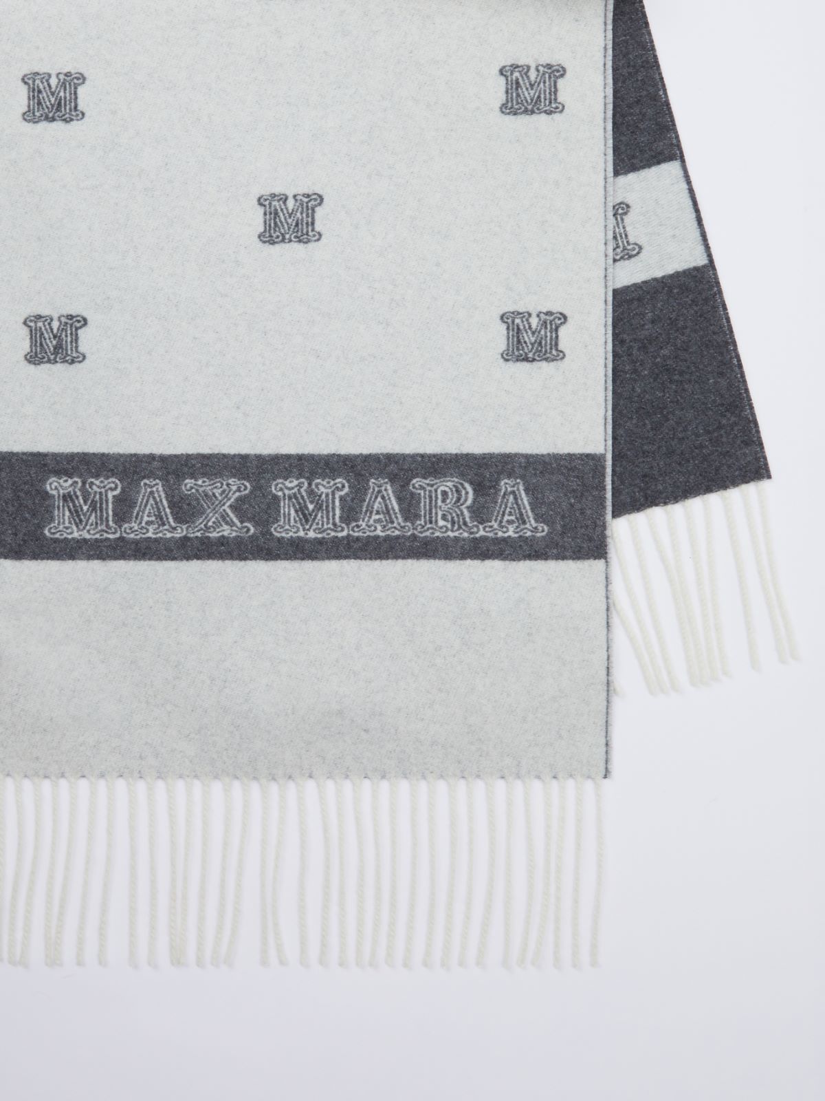 Cashmere stole - MEDIUM GREY - Max Mara - 3