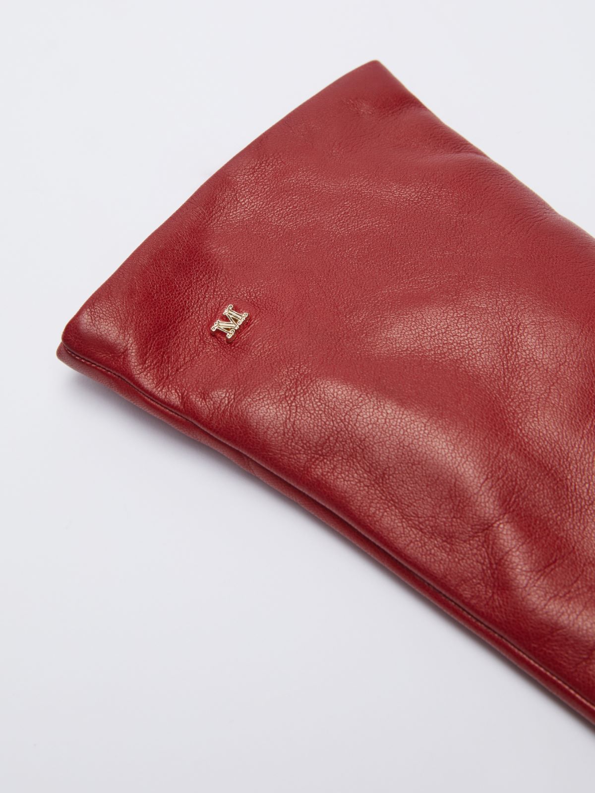 Nappa leather gloves - RED - Max Mara - 3