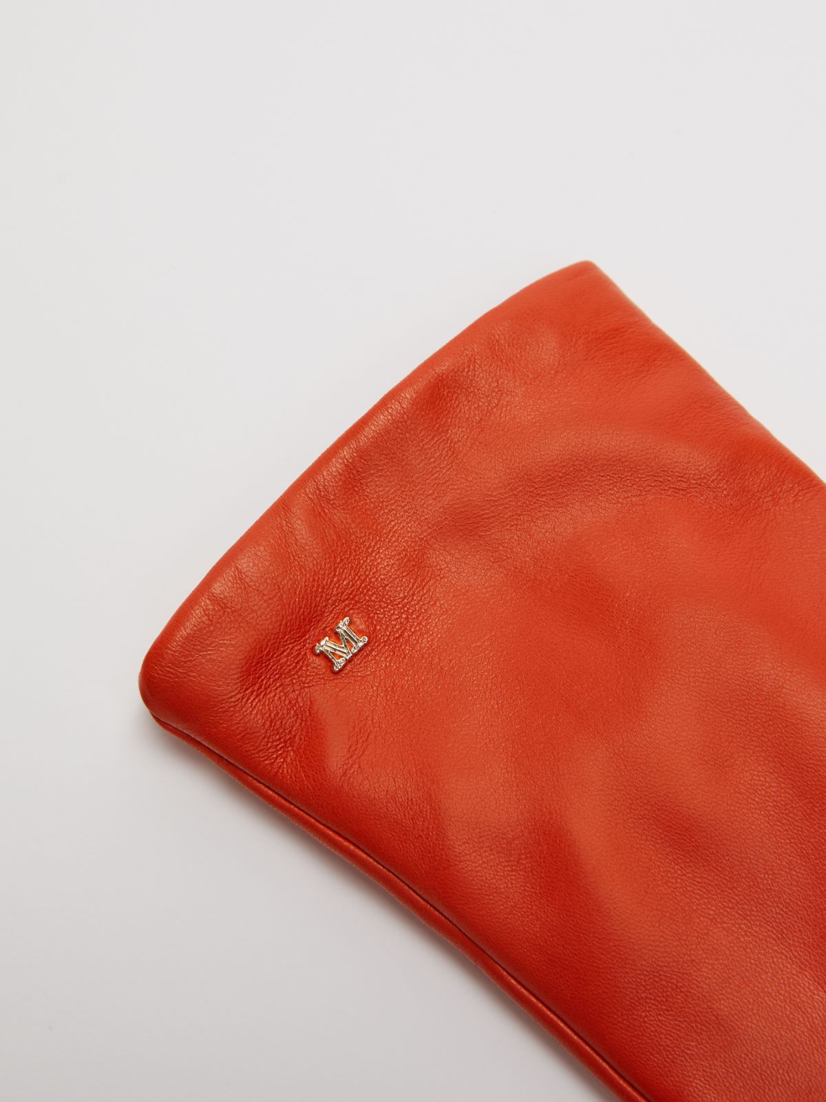 Nappa leather gloves - ORANGE - Max Mara - 3