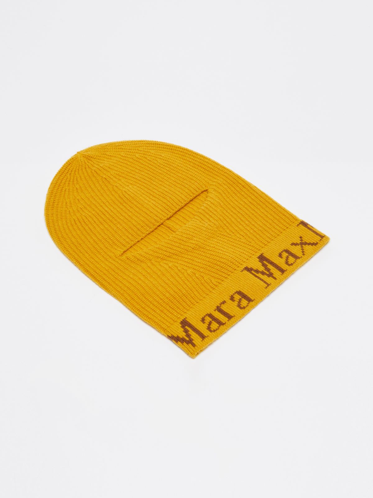 Wool and cashmere balaclava - YELLOW - Max Mara