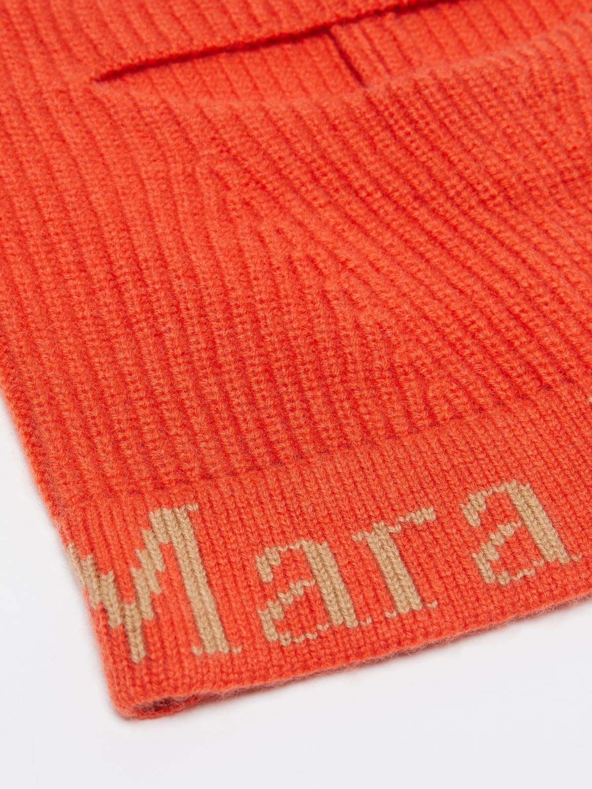 Wool and cashmere balaclava - ORANGE - Max Mara - 2