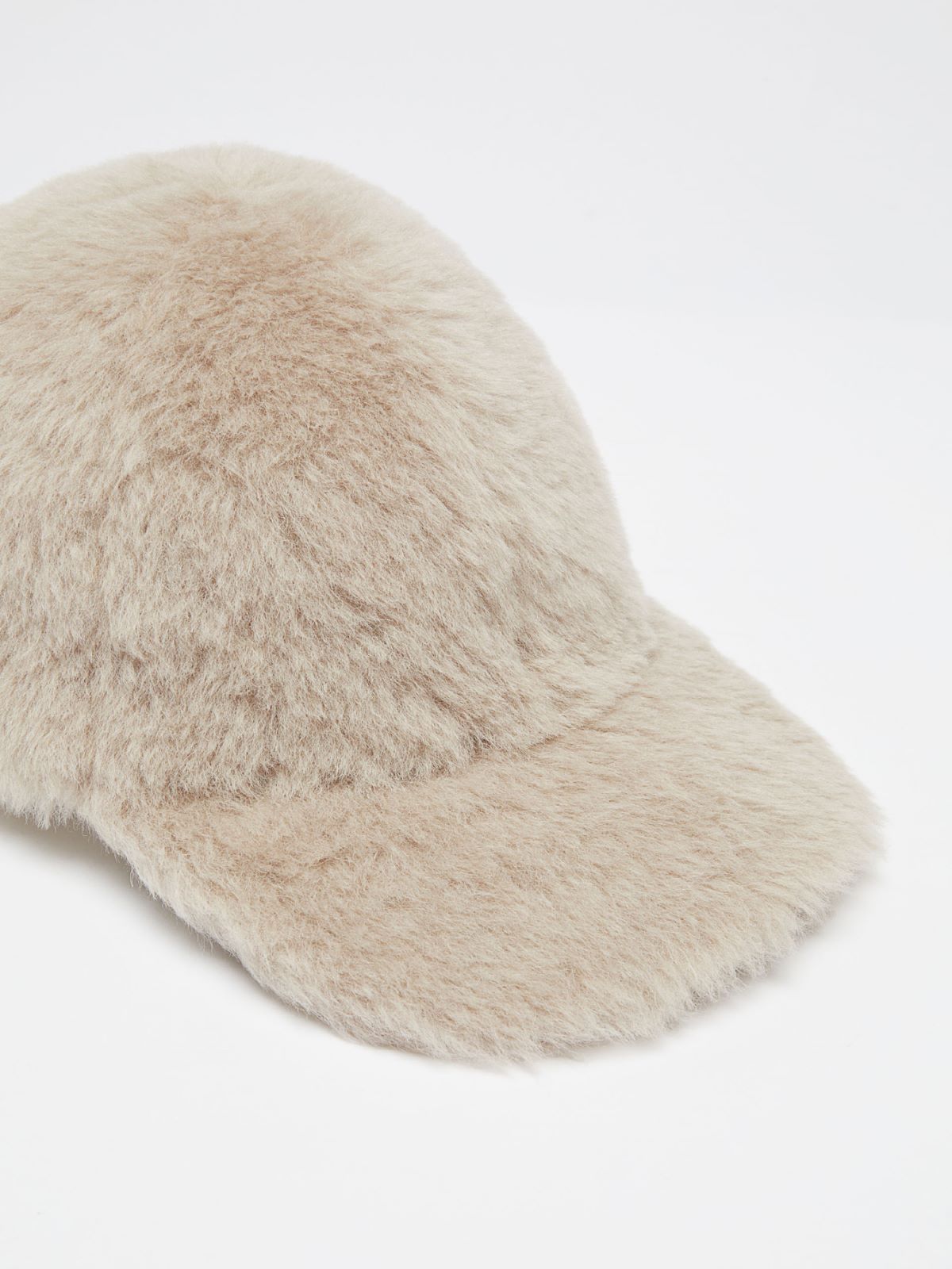 Teddy fabric baseball cap - SAND - Max Mara - 2