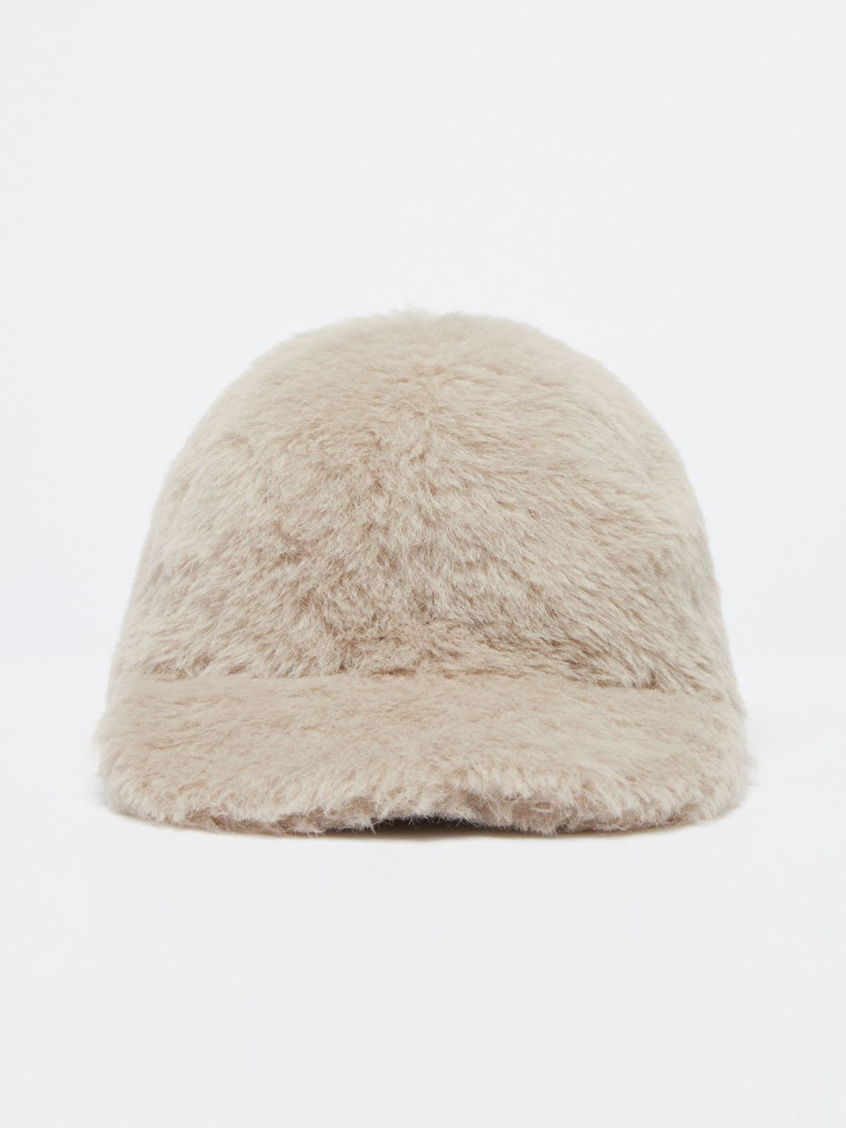 Teddy fabric baseball cap - SAND - Max Mara
