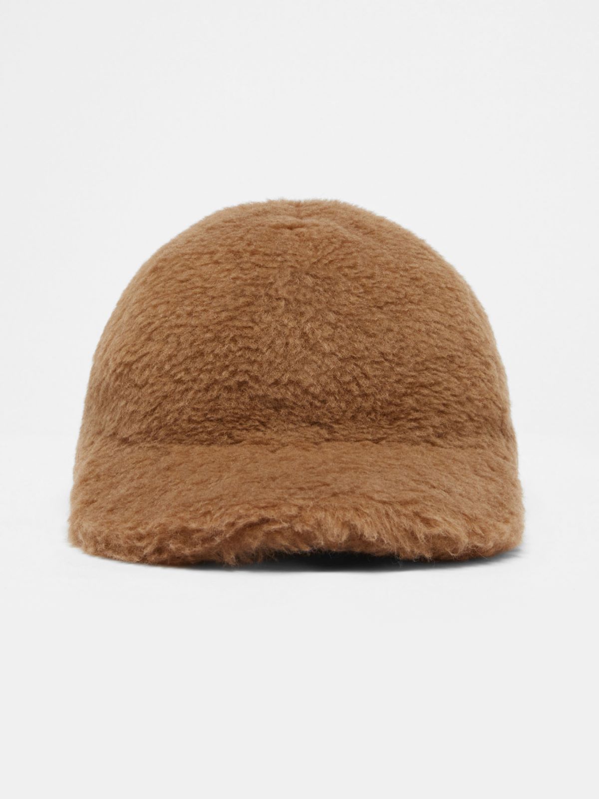 Teddy fabric baseball cap - CAMEL - Max Mara