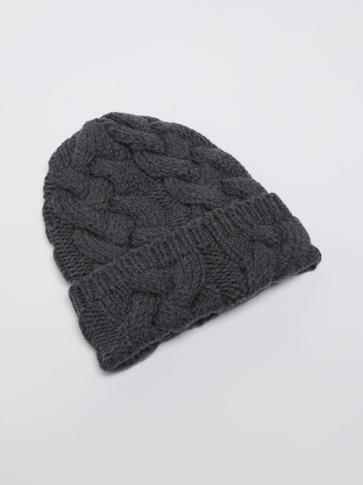 Wool beanie hat - MEDIUM GREY - Max Mara - 2