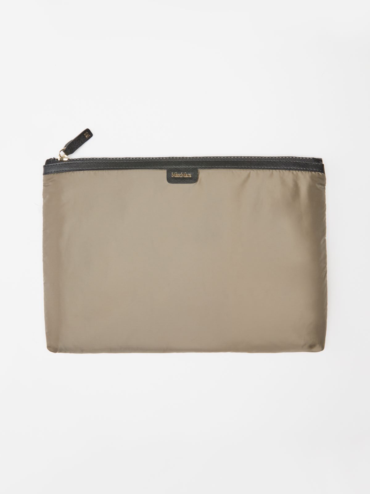 Water-repellent canvas pouch - KAKI - Max Mara