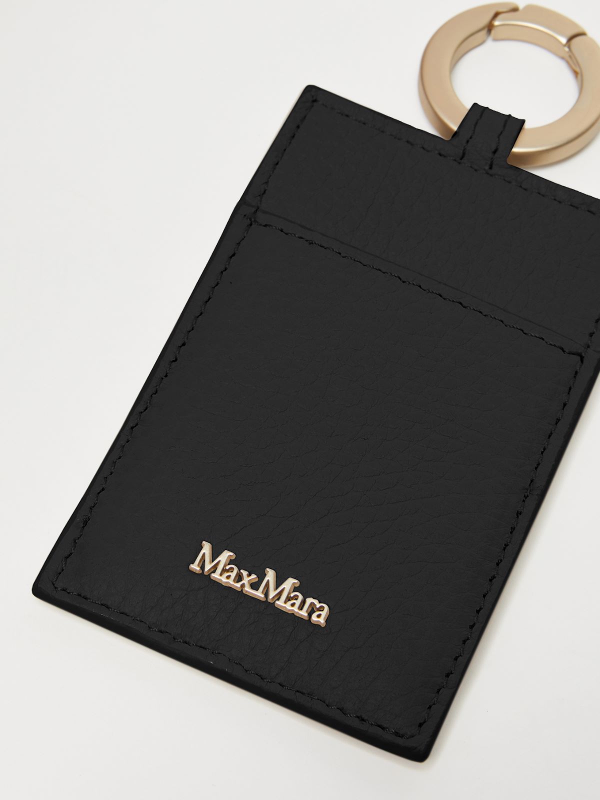 Deerskin badge holder - BLACK - Max Mara - 2